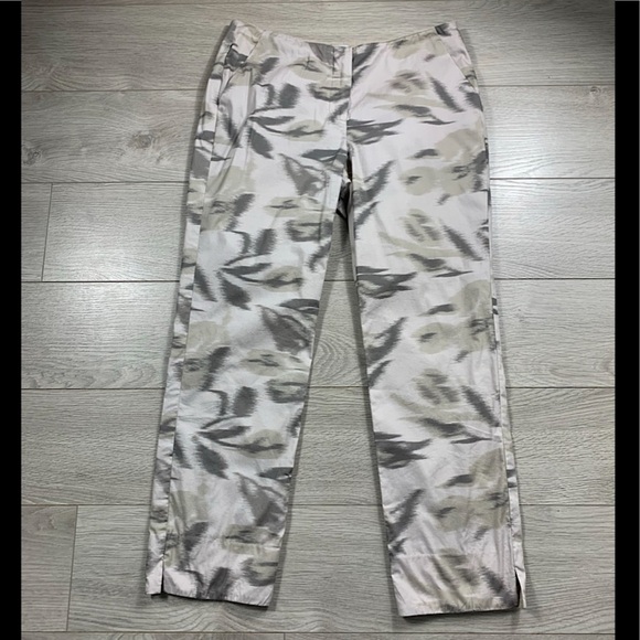 Armani Collezioni Pattern High Rise Trouser Pants - Picture 1 of 13